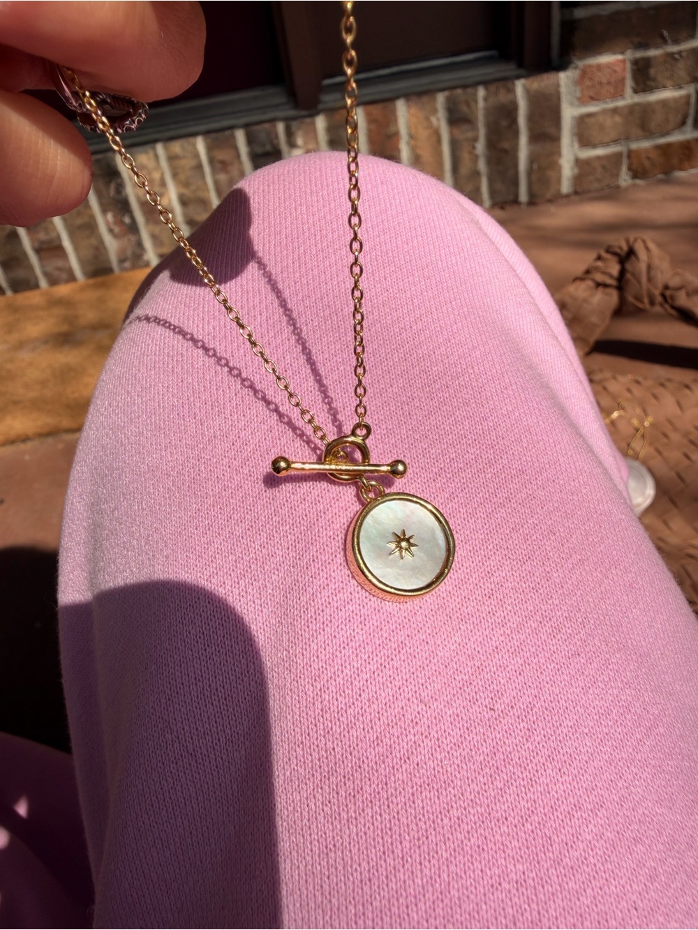 Mother Of Pearl T-Lock Bracelet- Sol